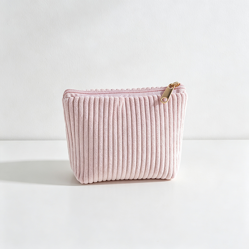 CouldNook Corduroy Cosmetic Bag - Vanity Storage Accent