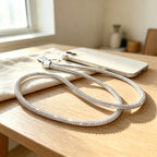 CouldNook Reflective Rhinestone Neck Phone Lanyard - Connector Loop