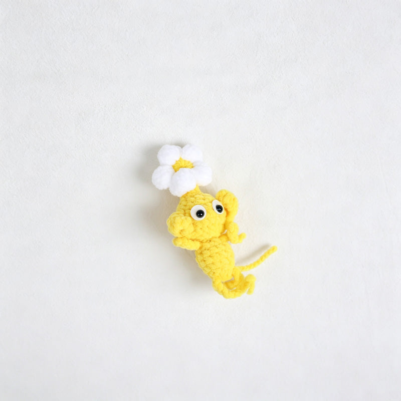 CouldNook Yarn Sprout Character Keychain - Three Attachment Styles