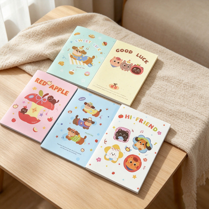 CouldNook A4 Document Folder - Multi-Pocket Illustrated Cover Collection