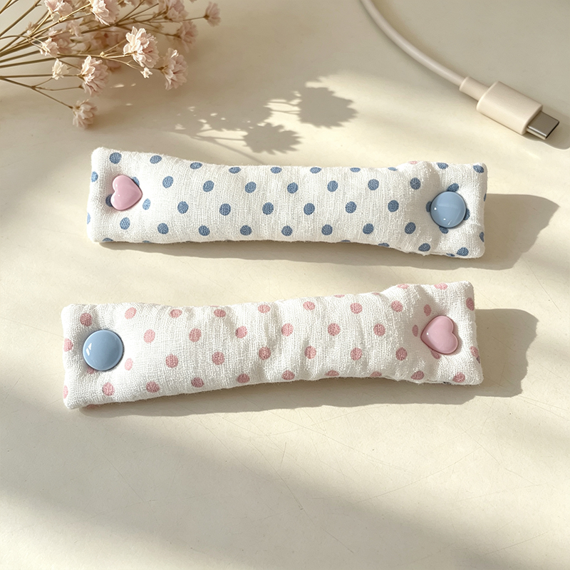 CouldNook Polka Dot Cable Organizer Pouch - Tidy Everyday Accent