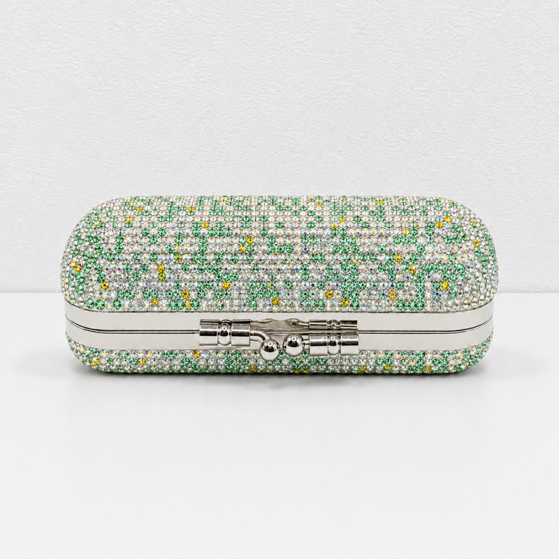 CouldNook Rhinestone Lipstick Case - Crystal Mirror Box