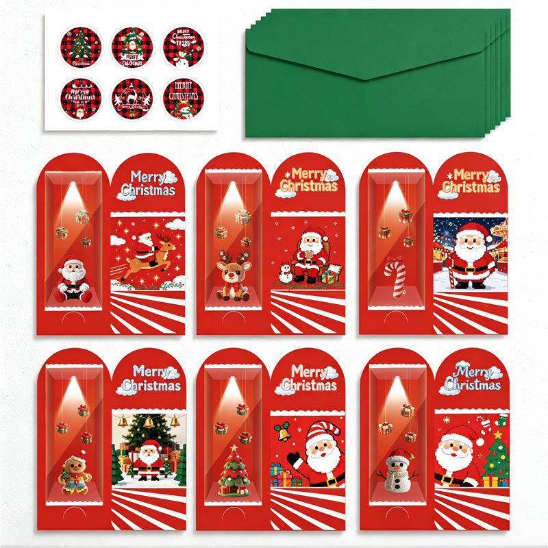 CouldNook Holiday Greeting Card Set - Christmas Birthday Assortments