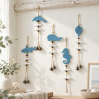 CouldNook Sea Animal Wind Chime - Hanging Shapes and Bell Strands