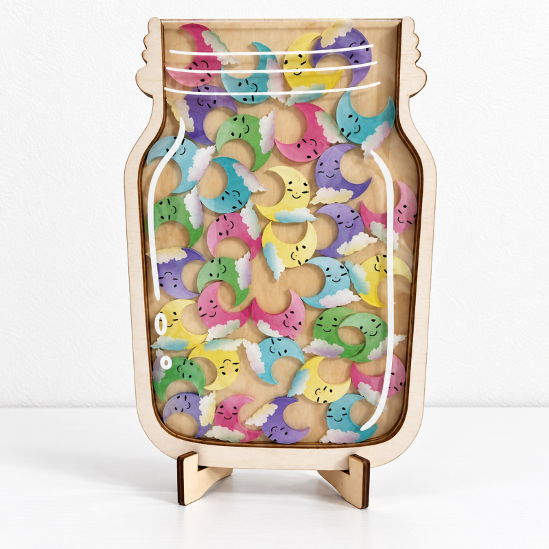 CouldNook Reward Jar - Visible Token Display And Playful Themed Designs
