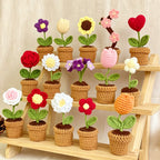 CouldNook Yarn Flower Planter Ornament - Fifteen Bloom Designs