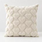 CouldNook Seasonal Pattern Cushion - Plaid Checks And Raised Festive Motifs