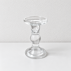 CouldNook Decorative Glass Candle Holder - Sculpted Shapes
