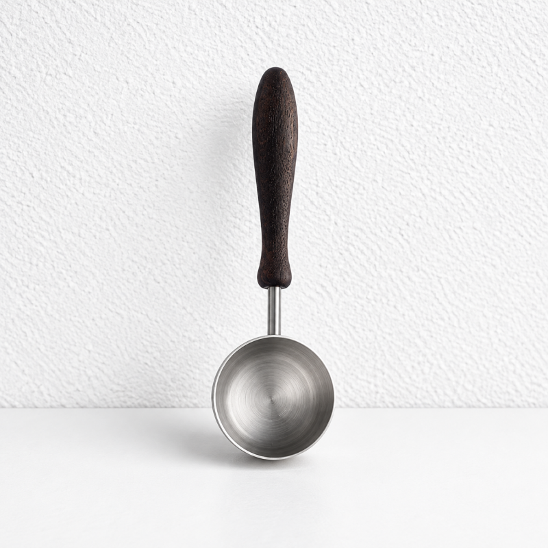 Measuring Scoop - Rounded Steel Bowl and Tapered Handle