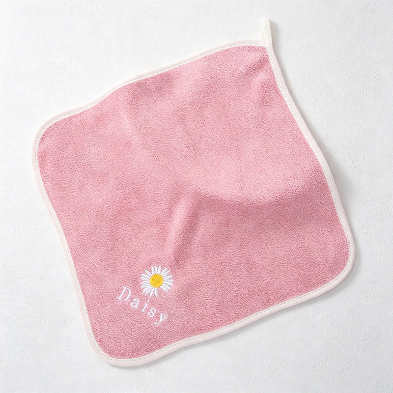 CouldNook Daisy Hand Towel - Soft Square Hanging Cloth
