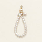 CouldNook Fluffy Pom Lanyard - Crystal Phone Charm