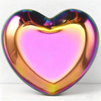 Heart Shape Stainless Steel Trays Plates - Jewelry Cosmetic Organizer Dish