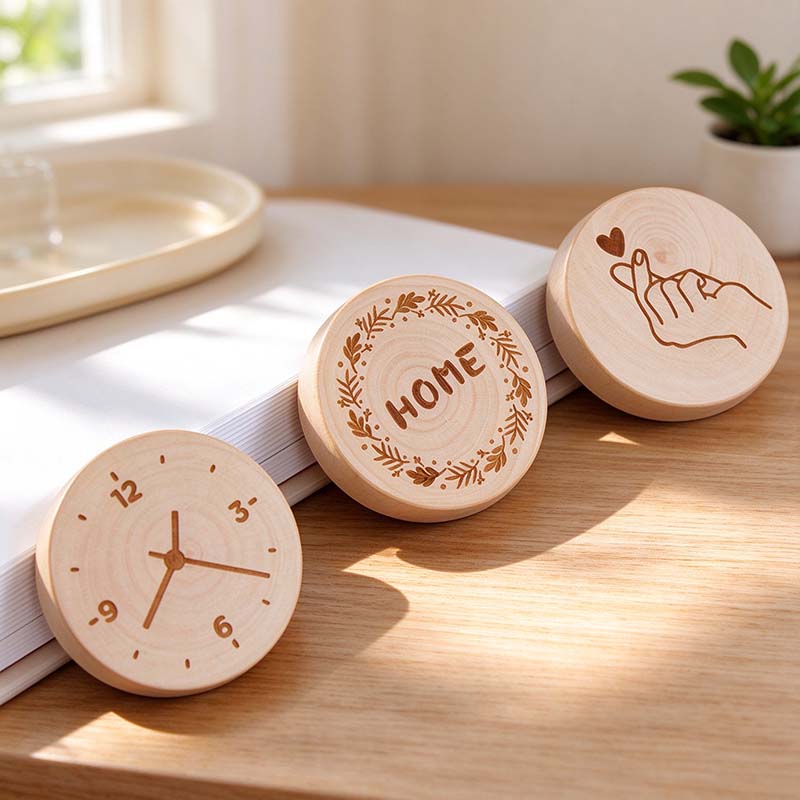CouldNook Magnetic Bottle Opener - Printed Wood Disc