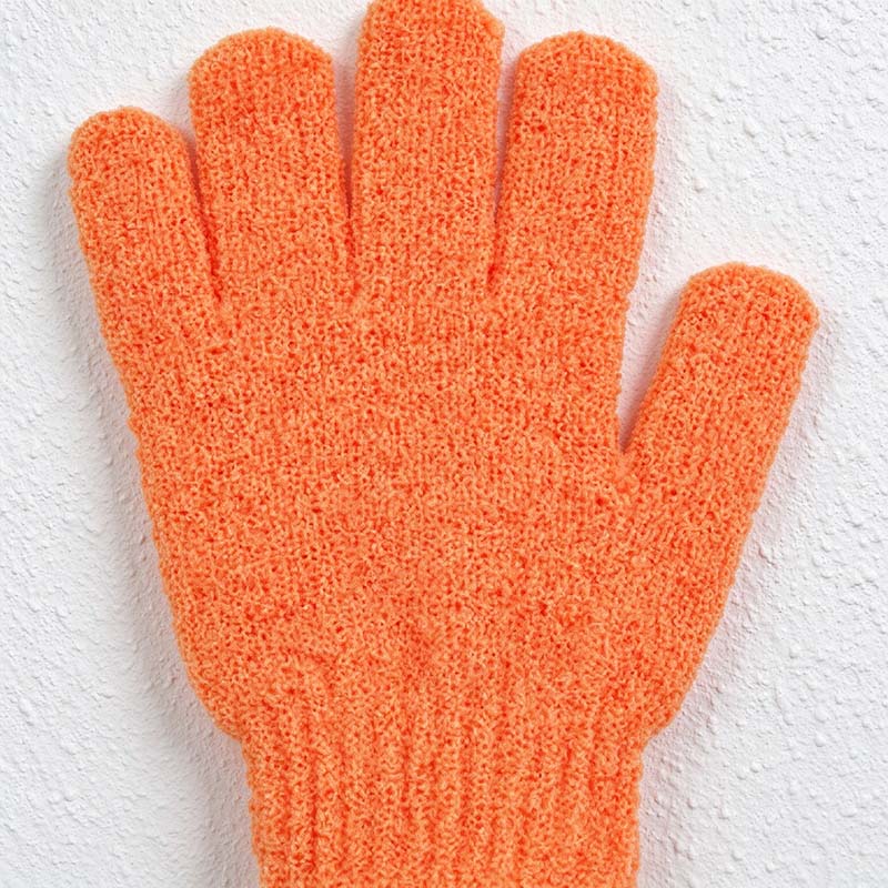 CouldNook Bath Glove - Looped Texture and Ribbed Wrist Cuff