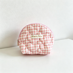 CouldNook Quilted Shell Shaped  Cosmetic Bag - Vanity Storage Accent