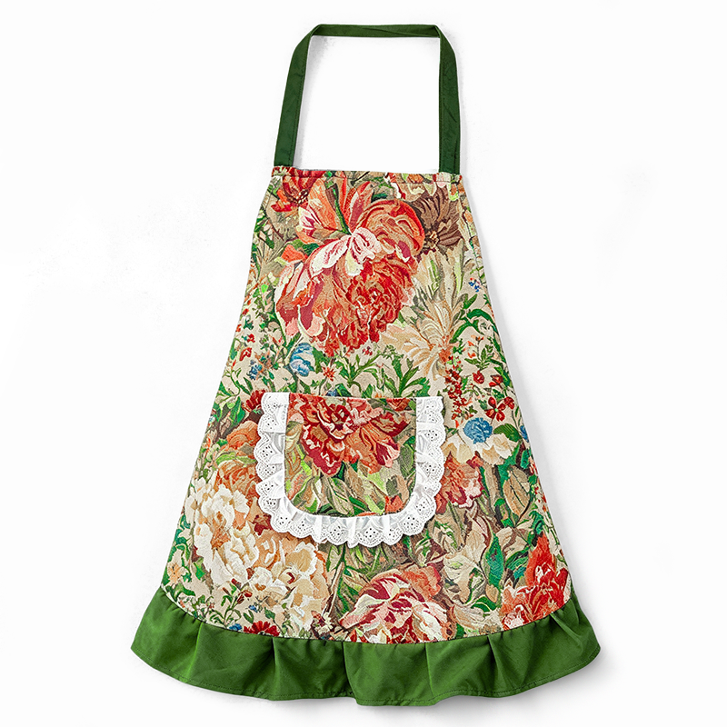 CouldNook Floral Pattern Apron - Kitchen Wear Accent