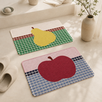 CouldNook Printed Floor Mat - Fruit and Geometric Designs