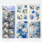 Botanical Stickers - Floral Sprigs Leaves and Rose Designs