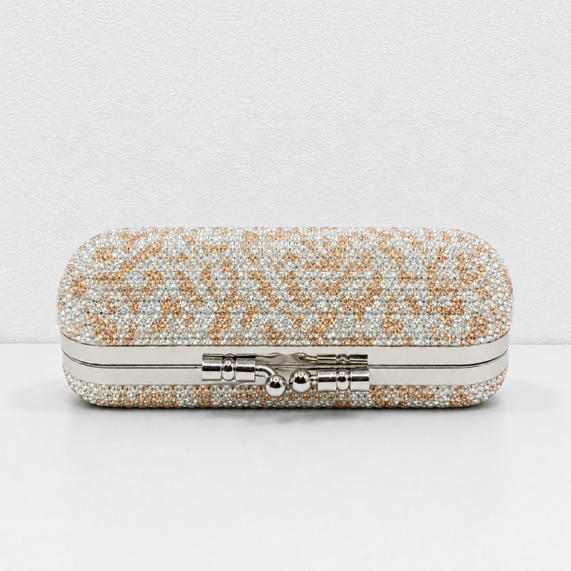 CouldNook Rhinestone Lipstick Case - Crystal Mirror Box