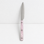 Riveted Flatware - Pearlescent Handles and Polished Steel Heads