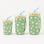 CouldNook Neoprene Cup Carrier - Patterned Body and Side Strap
