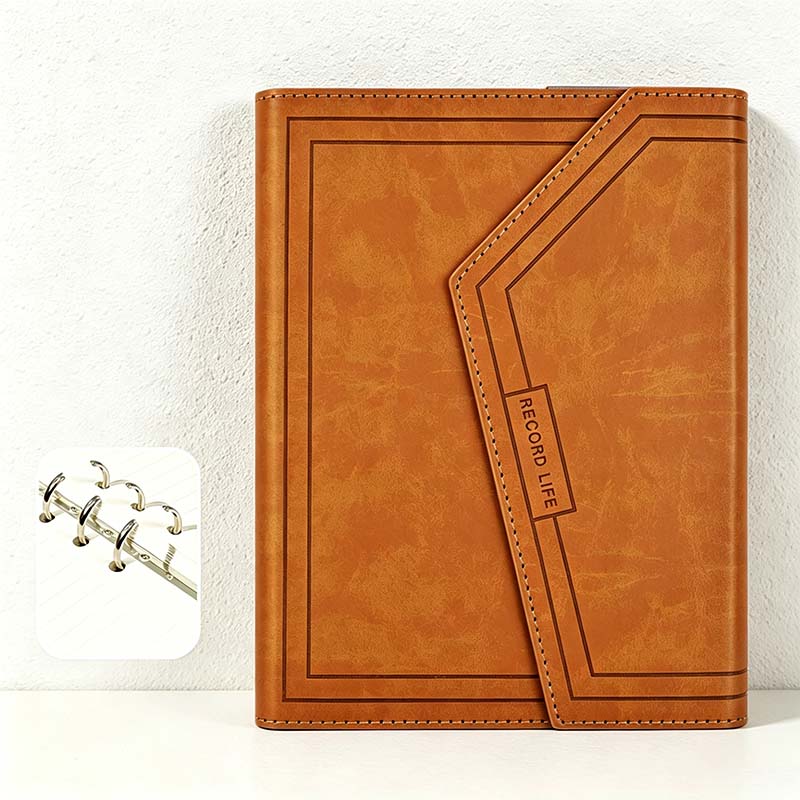 CouldNook A5 Ring Binder Notebook - Tri-Fold Pocket Cover