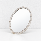 CouldNook Decorative Mirror Accessory - Sculpted Outlines And Ornamental Border Designs