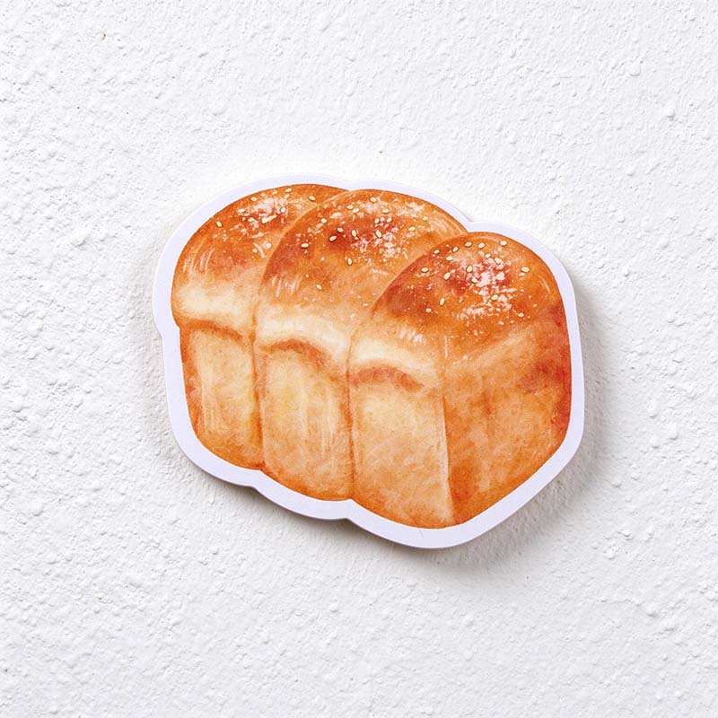 CouldNook Food Shaped Sticky Notes - Illustrated Snacks And Produce Designs