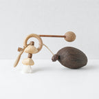 CouldNook Natural Seed Shell Charm - Braided Cord and Clasp