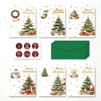 CouldNook Holiday Greeting Card Set - Christmas Birthday Assortments