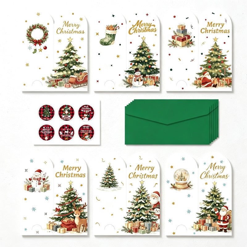 CouldNook Holiday Greeting Card Set - Christmas Birthday Assortments