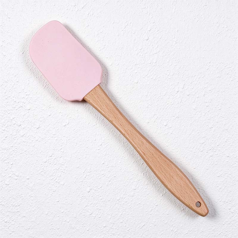 CouldNook Christmas Silicone Spatula - Printed Head and Beech Handle