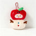Apple Snowman Ornament