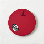 CouldNook Illustrated Coaster - Ceramic Disc and Colorful Seasonal Motifs