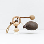 CouldNook Natural Seed Bag Charm - Forest Nut Pendant