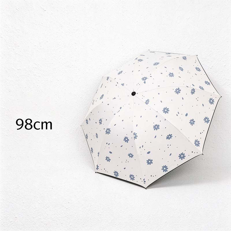 Folding Umbrella Collection - Printed Solid and Gradient Canopies