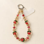 CouldNook Fluffy Pom Lanyard - Crystal Phone Charm