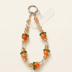 CouldNook Fluffy Pom Lanyard - Crystal Phone Charm