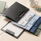 CouldNook Minimalist Matte A4 Clipboard - Premium Monochrome Writing Pad & File Holder
