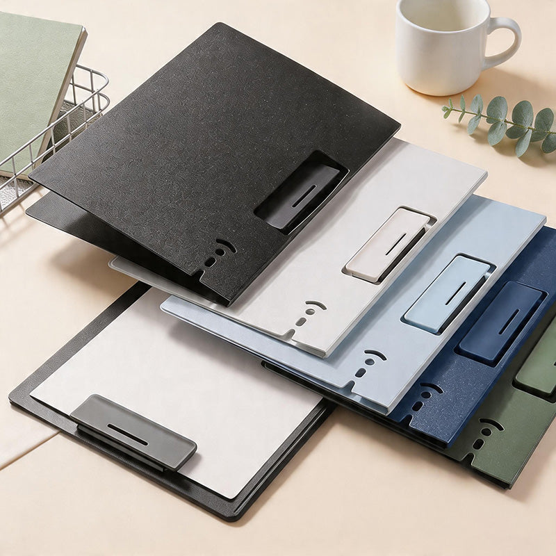 CouldNook Minimalist Matte A4 Clipboard - Premium Monochrome Writing Pad & File Holder