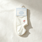 CouldNook Sweet Pattern Ankle Socks - Light Vanity Accent