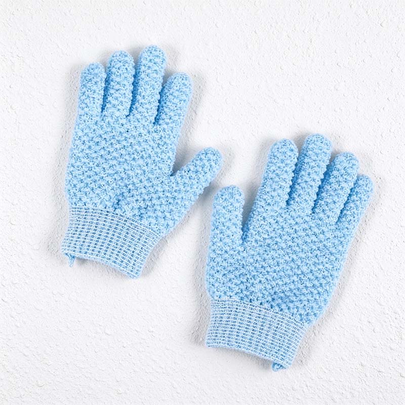 CouldNook Bath Glove - Looped Texture and Ribbed Wrist Cuff