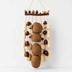 CouldNook Botanical Seed Bag Charm - Forest Nut Keychain
