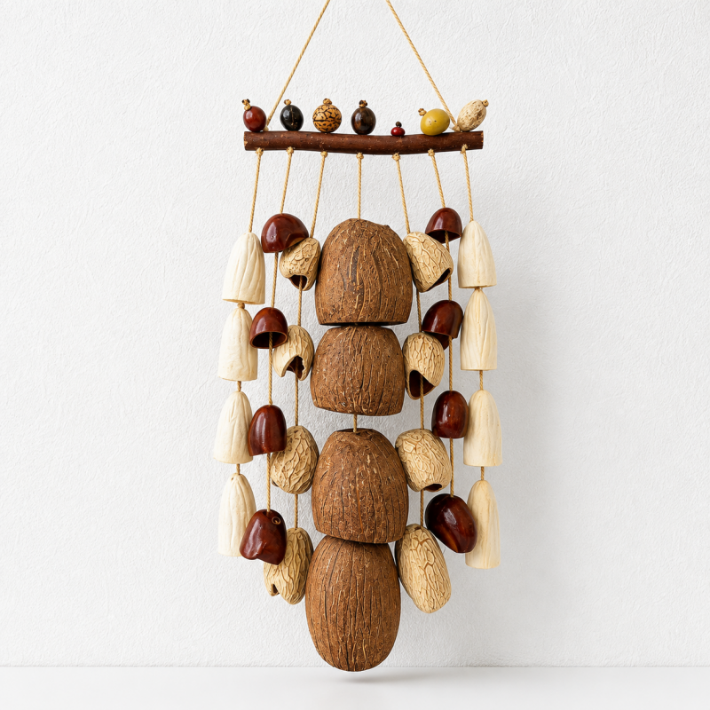 CouldNook Botanical Seed Bag Charm - Forest Nut Keychain