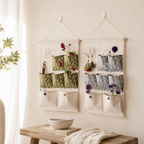 CouldNook Hanging Pocket Organizer - Three Seven-Pocket Pattern Options