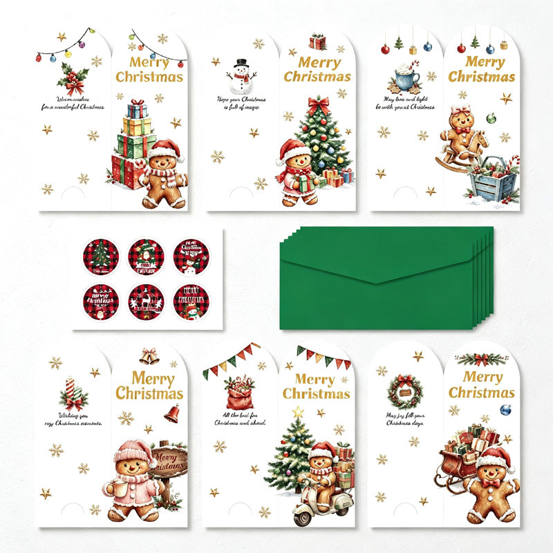 CouldNook Holiday Greeting Card Set - Christmas Birthday Assortments