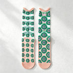 CouldNook Graphic Knee-High Socks-Knee High Length