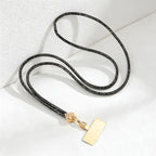 CouldNook Rhinestones Set Crossbody Phone Strap with Heart-Shaped Links