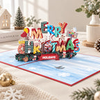 CouldNook Christmas Pop Up Greeting Card - Dimensional Holiday Scenes