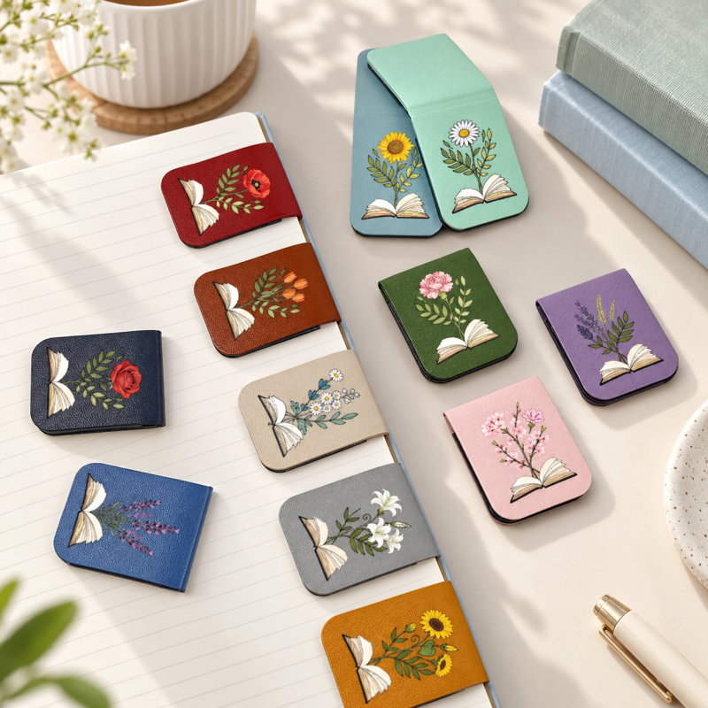 CouldNook Rectangular Magnetic Bookmark - Sixteen Soft Color Options